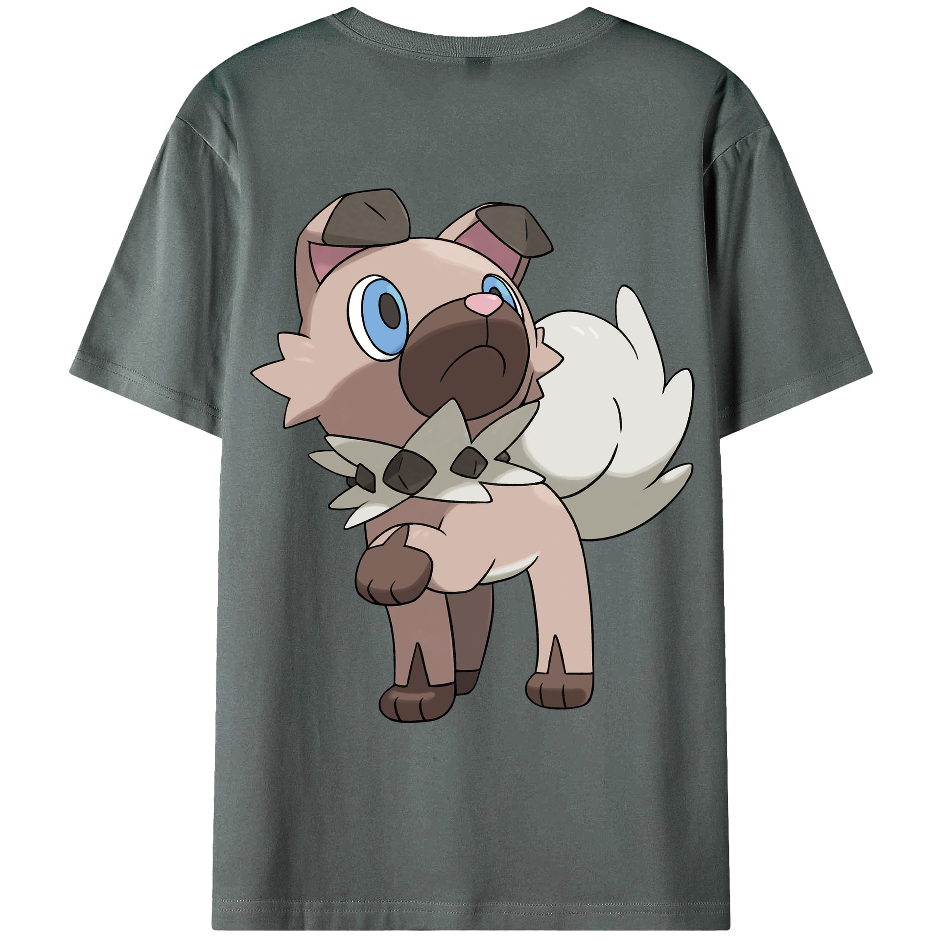 （画像用） ポケットモンスター Pokémon 綿100％ メンズ半袖Tシャツ（バックプリント） 通気性